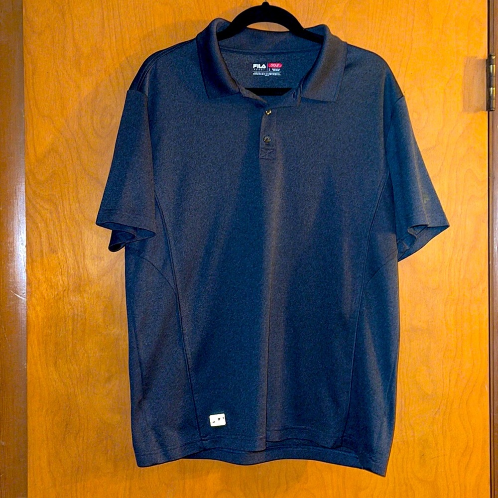 Fila Golf Polo Shirt, dark grey, size large